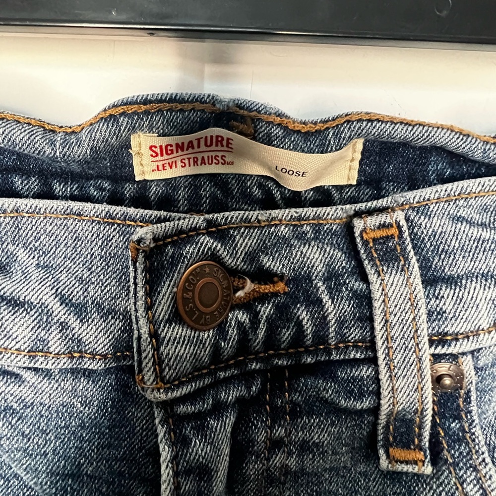 Signature by Levi Strauss Loose Straight Jeans Men's Size 32 x 32 - Picture 3 of 6
